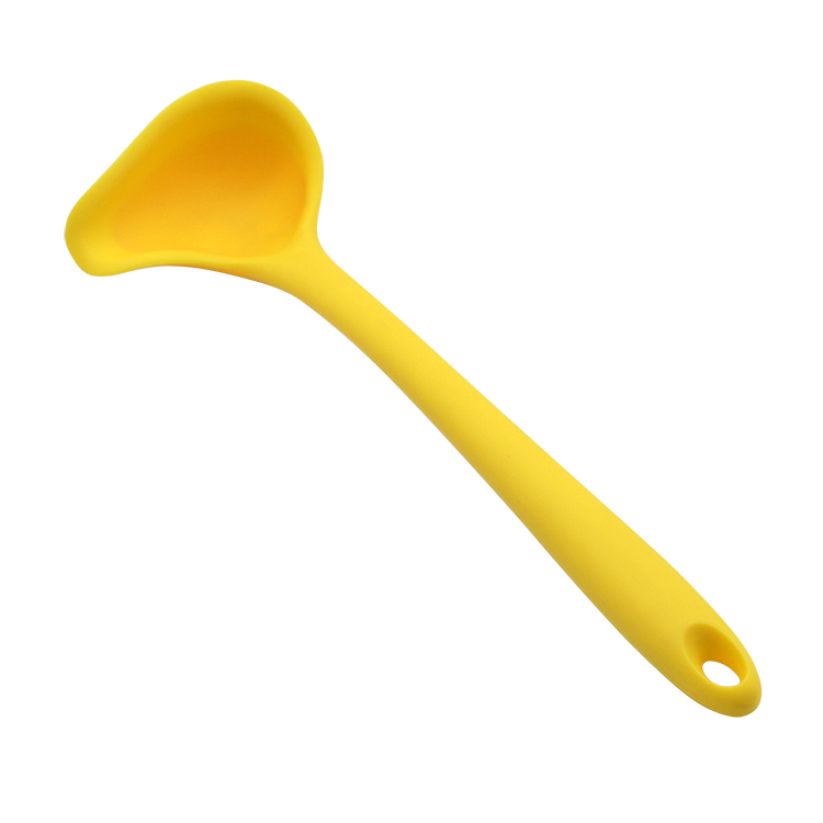 隔熱硅膠湯勺，舀湯專用硅膠勺子_硅膠廚具
